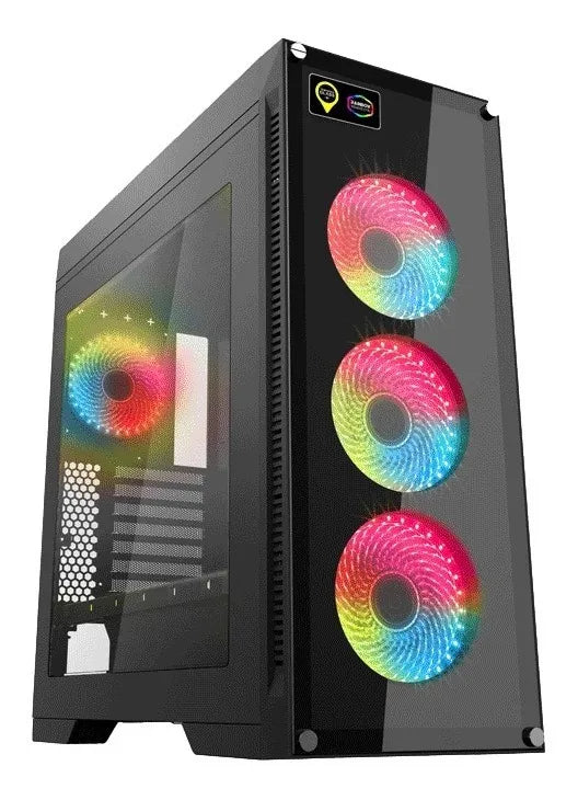 Chasis Gamer Gamemax M911 Rainbow Negro