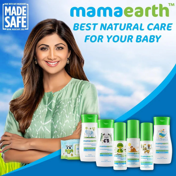 Mamaearth Polvo Para Bebes, 5.29 Oz (150 G), Para Bebes, Nin
