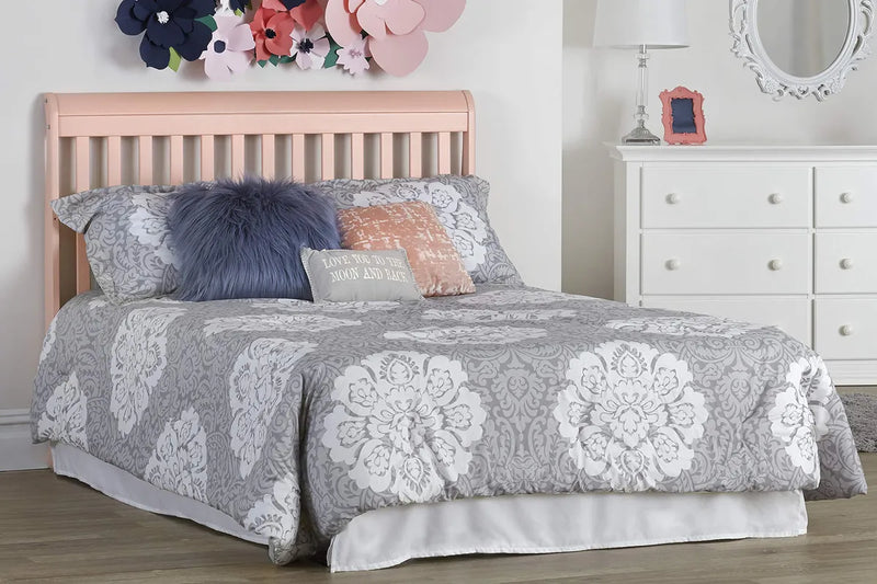 Cuna Convertible 4 En 1 Para Bebé Color Coral