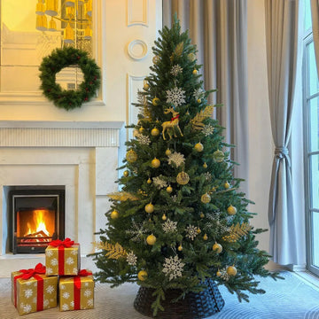 Treepool Arbol De Navidad Artificial De 7 Pies Con Puntas De