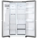 Nevecón Lg Side By Side Capacidad 638 Litros Silver Plateado