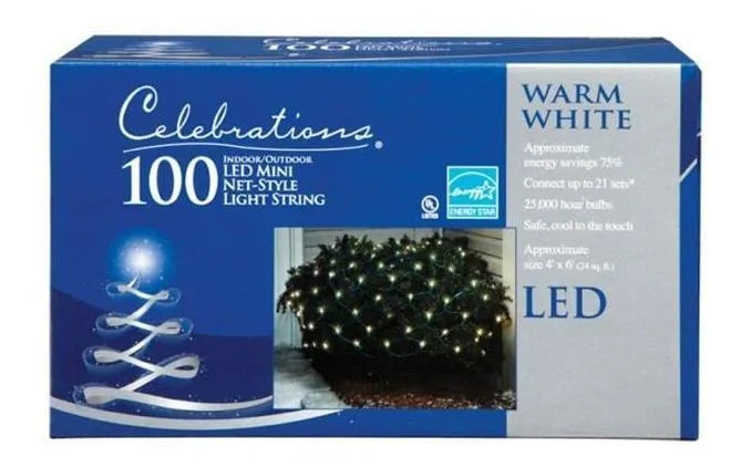 Extensión 100 Luces Navideñas Led Celebrations