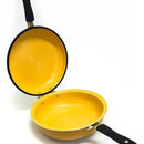Sartén Doble Parrilla Dessini Antiadherente 40cm + Repuesto Color Amarillo