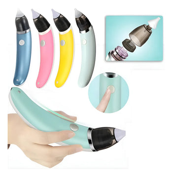 Aspirador Nasal Para Bebes, Saca Mocos, Extractor Eléctrico Verde/blanco