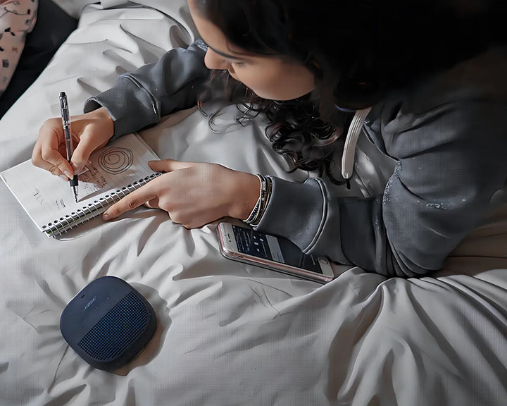 Bose Soundlink Micro Parlante Portatil Bluetooth Resistente al Agua Certificación Ipx7 Azul Oscuro