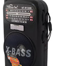 Parlante Bluetooth Antena Radio Batería Recargable Linterna Diseño