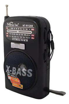 Parlante Bluetooth Antena Radio Batería Recargable Linterna Diseño