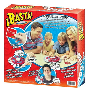 Juego De Mesa Basta Español Niños Stop Agilidad Palabras