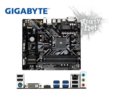 Placa Madre Gigabyte Ultra Durable B450m Ds3h V2 Negra Negro