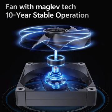 Cooler Disipador Para Intel - Amd Ventilador 120mm Snowman Negro