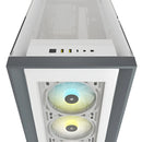 Gabinete Corsair Icue 5000x Rgb Blanco Vidrio Templado Atx