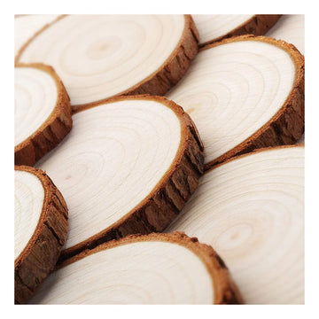 Tronco De Madera Natural 30cm X 10 Unds Lisa