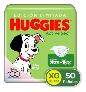 Huggies Etapa 4 Active Sec 50 unidades (XG)