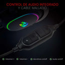 Auriculares Gamer Redragon Gamer Zeus X H510 Rgb Led Usb Negro