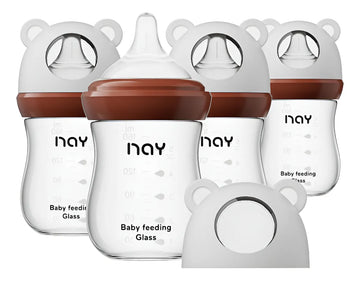 Yanyoyo Biberón De Vidrio Natural Para Bebés Que Amamantan