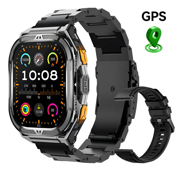 Cubot Smartwatch Reloj Inteligente Gt3 Gps Llamada Impermeable 50m 1.96'' Negro