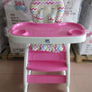 Silla Comedor Escritorio Reclinable Para Niños Y Niñas Gato Rosado