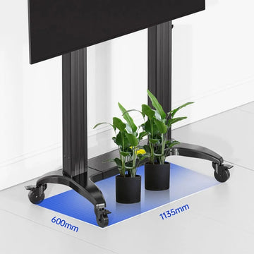 Soporte Tv Movil Motorizado Nb North Bayou Tw 100 60 A 100 Color Blanco