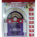 Radio Parlante Rokola Retro Nano-tec R1228 3 Bandas Fm Rojo