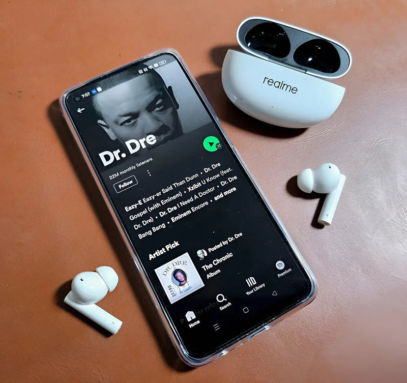 Audifonos Bluetooth Realme Buds Air 5 Earbuds Blanco