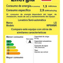 Lavadora Lg Semiautomática Carga Superior 8kg Wp8wmr Blanco