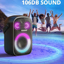 Tronsmart Altavoz Bluetooth Portátil Halo 100 Para Fiestas Color Negro