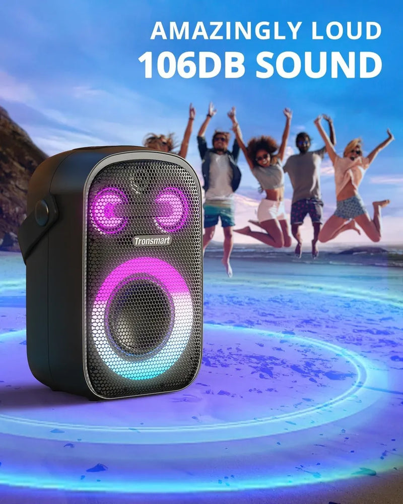 Tronsmart Altavoz Bluetooth Portátil Halo 100 Para Fiestas Color Negro