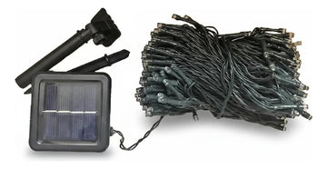 Extension Navideña Multicolor Recarga Solarmente 100 Led