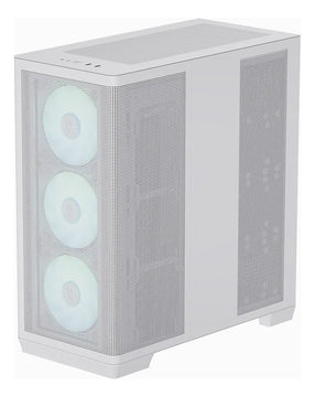 Gabinete Gamer Apnx C1 Blanco Maxima Calidad Alta Gama 4 Fan