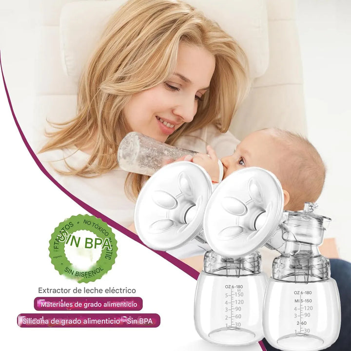 Extractor De Leche Eléctrico Doble 9 Niveles