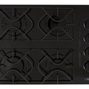 Estufa De Empotrar Esmaltada 60x43 Cm Gas Natural Haceb Color Negro