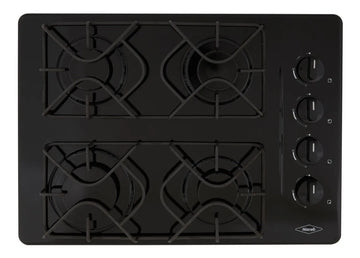 Estufa De Empotrar Esmaltada 60x43 Cm Gas Natural Haceb Color Negro