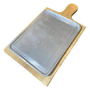 6 Tablas Para Churrasco Y Carnes , En Madera Y Aluminio Lisa Amarillo