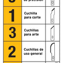 Cuchillo Precision Pretul (truper) Jgo. 13 Pzs. Exa-13p