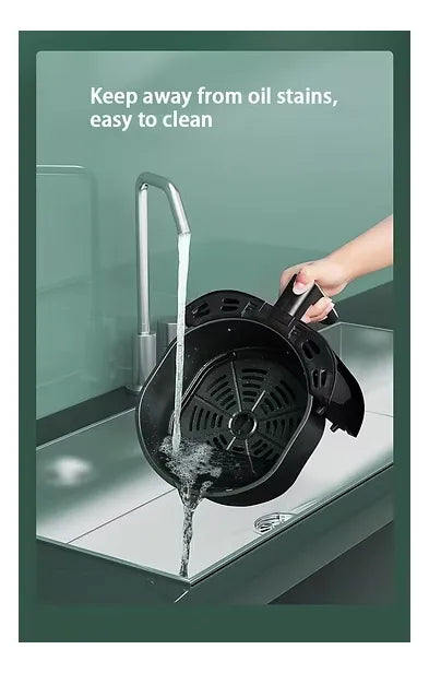 Freidora De Aire Digital 4 Litros Extra Grande Negro