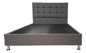 Colchon Doble + Basecama + Espaldar Almohadas Envio Bogota Negro Gris Cafe