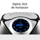 Freidora Sin Aceite Air Fryer Digital Swisshome 12 Litros Negro