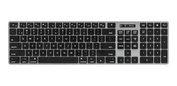 Teclado Bluetooth Ihome Imack | Diseño Elegante | Teclas Mac Teclado Gris/negro