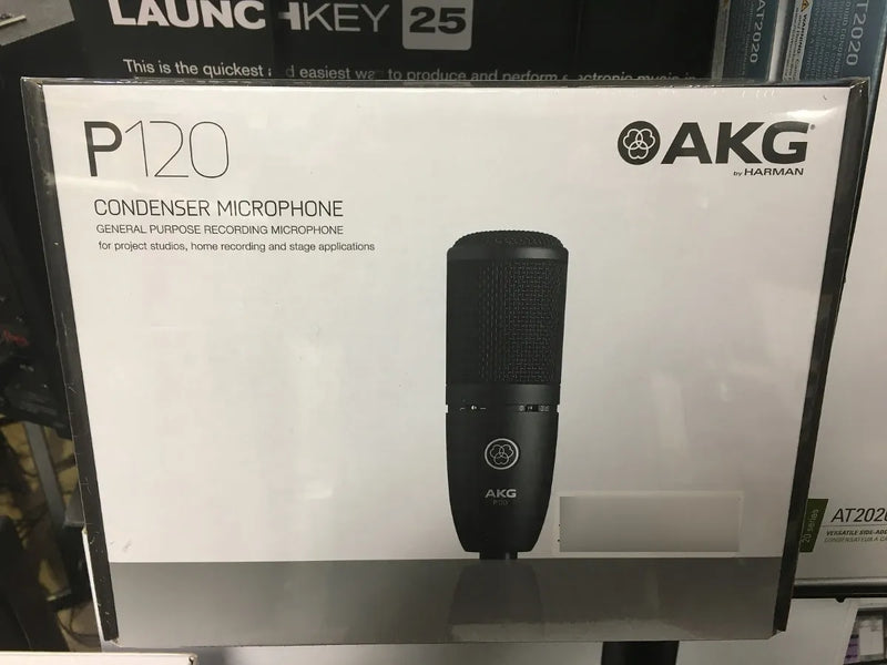 Micrófono AKG P120 condensador cardioide negro