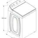 Lavadora automática Whirlpool hasta 19kg color blanco