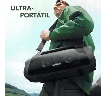 Parlante Soundcore Motion Boom Plus A3129011 A3129 portátil con bluetooth waterproof negra