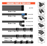 Fuente Poder Pc 650w Bronce 80+ 600 W 80 + 650 Certificada Negro