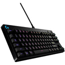 Teclado Logitech G Pro Rgb Switch Gx Clicky Blue Gaming Idioma inglés EE. UU.