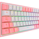 Teclado Redragon Fizz Pro Wireless K616-rgb White/pink Teclado Blanco-rosa Idioma Español