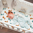 Gllquen Baby Paquete De 4 Sabanas De Moises, Transpirable, A