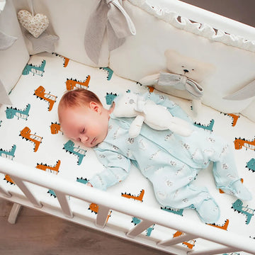 Gllquen Baby Paquete De 4 Sabanas De Moises, Transpirable, A
