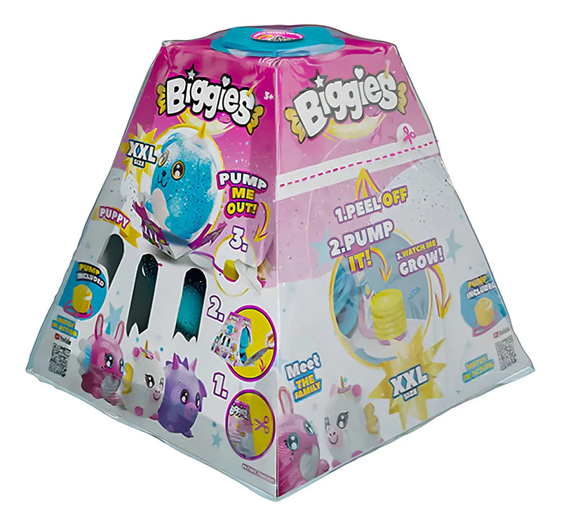Peluche Inflable Biggies Unicornio Color Blanco