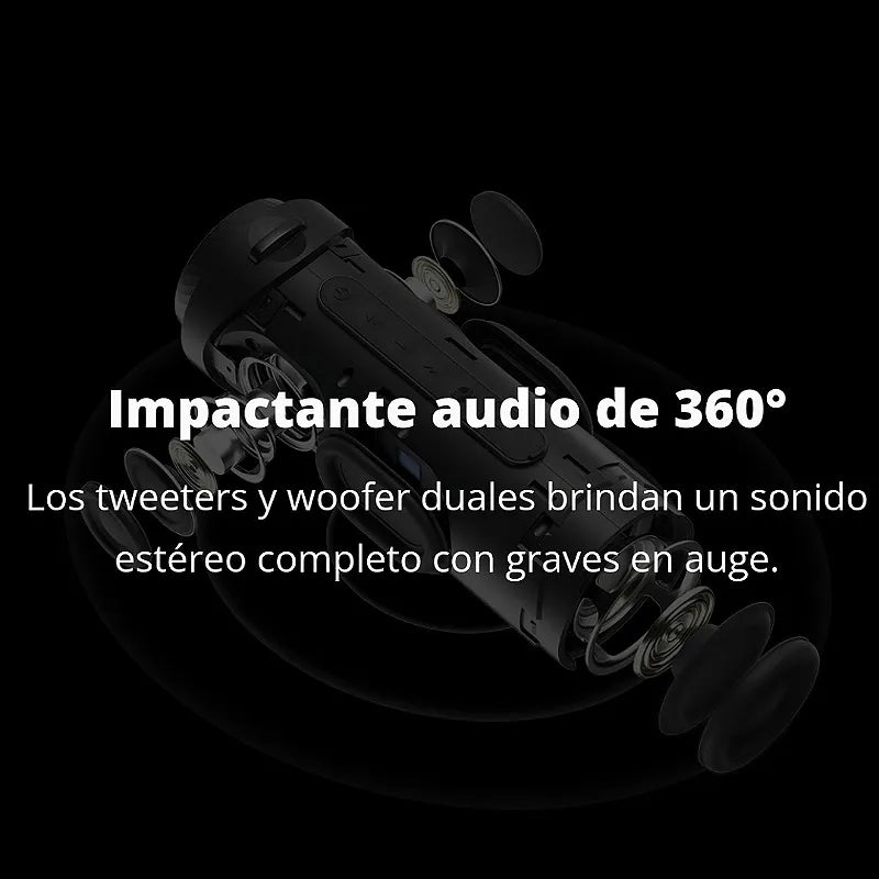 Tronsmart Altavoces Bluetooth Portátiles T7 Con Sonido Envol Color Negro T7