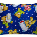 Colchoneta Antireflujo 100x60 En Tela Antifluido + Color Azul Osos Dormilones