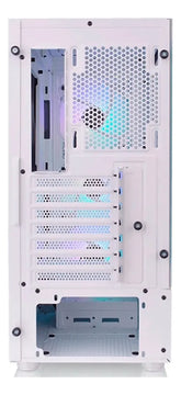 Caja Atx Thermaltake S200 Argb (blanco) + Fuente 650w Bronce Color Blanco